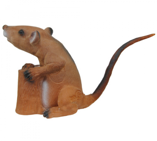 Longlife 3D-Target - sitzende Ratte