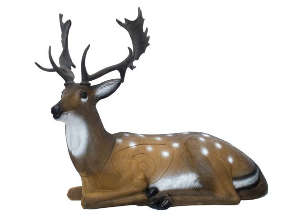 3D Tiere - SRT - liegender Hirsch